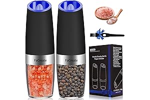Gravity Electric Salt and Pepper Grinder Set