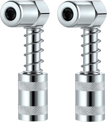 Adaptador de pistola de acoplador de grasa de 90 grados, acoplador de pistola de grasa de 90 grados, accesorios de pistola de engrase, puntas de