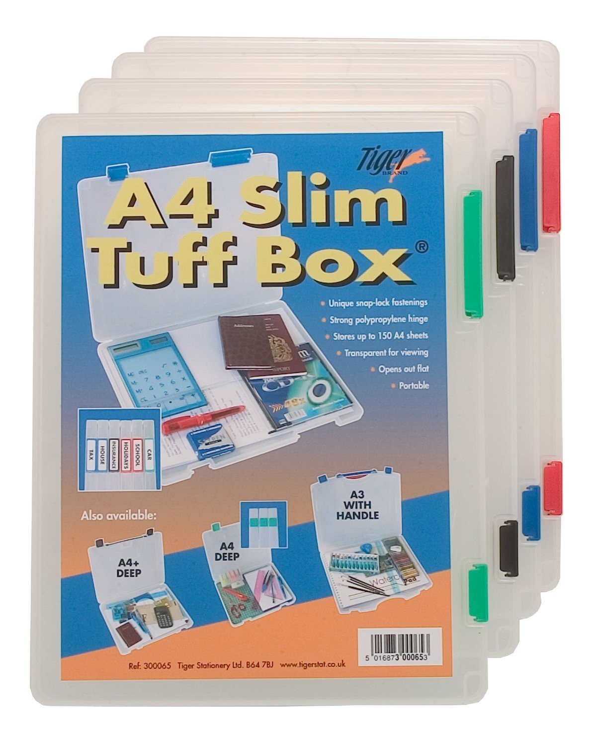3xTiger A4 Slim Tuff Box