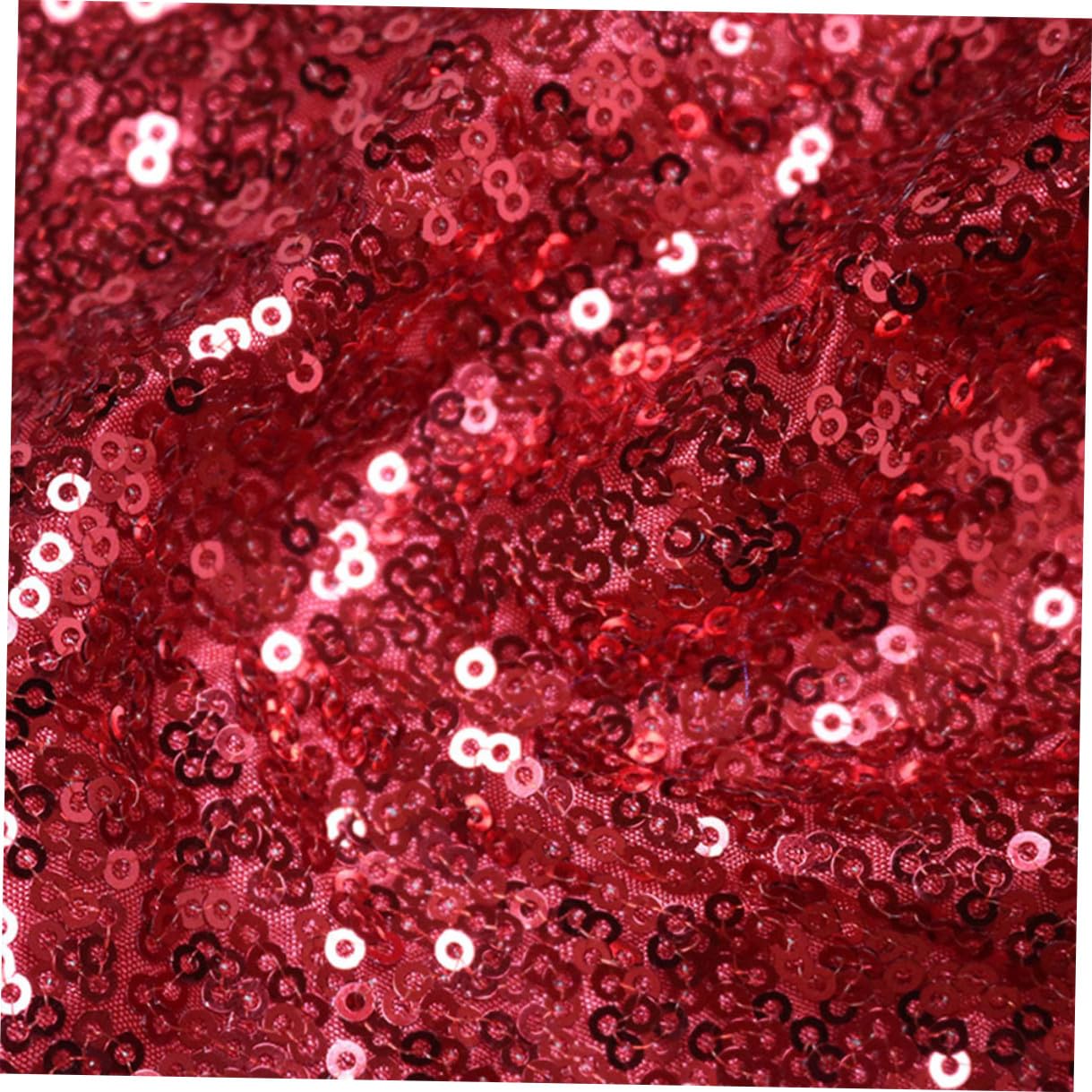 Mantel de Lentejuelas Bordado para Bodas y Fiestas, 120x180 Cm, Mantel Rojo Elegante para Decoración de Mesa y Accesorios de Mesa, Adecuado para Eventos y Celebraciones