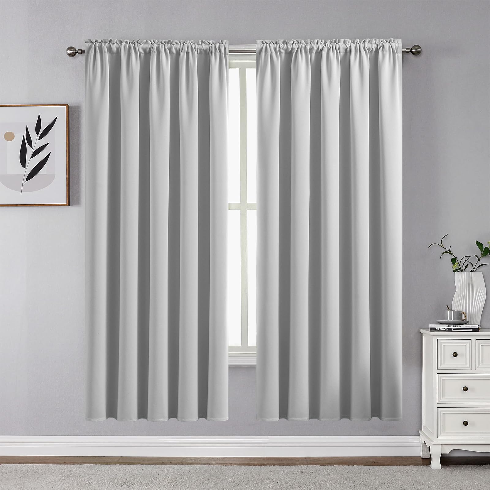 CUCRAF Blackout Curtains Room Darkening Window Curtain Panels