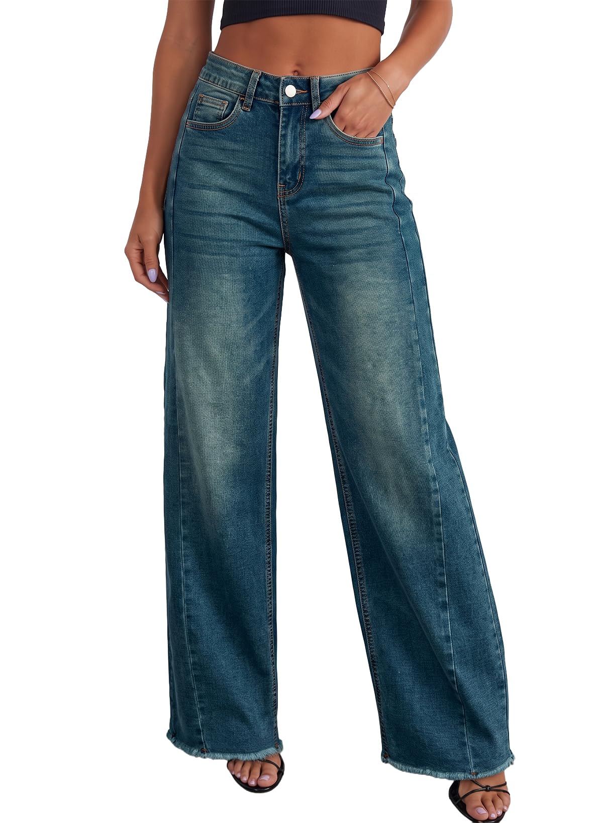 Sidefeel Wide Leg Jeans