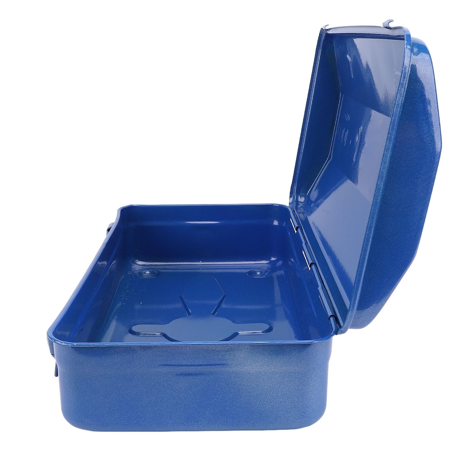 Keenso Cassetta Portattrezzi in Metallo, Tool Box Metallico Portatile per | Cassetta degli attrezzi blu, cassetta degli attrezzi in metallo, organizer portatile per riporre gli attrezzi, struttura in