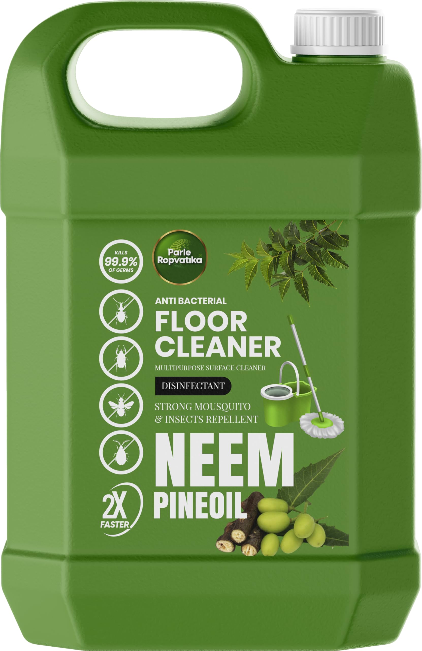 Parle Ropvatika Phenyl Floor Cleaner 1 Liter - Pack 3 (3 Liter) Neem (1 Liter Pack 3, Neem (1) Pineoil (2)) (B0CQPJN9F7) Amazon Price History, Amazon Price Tracker