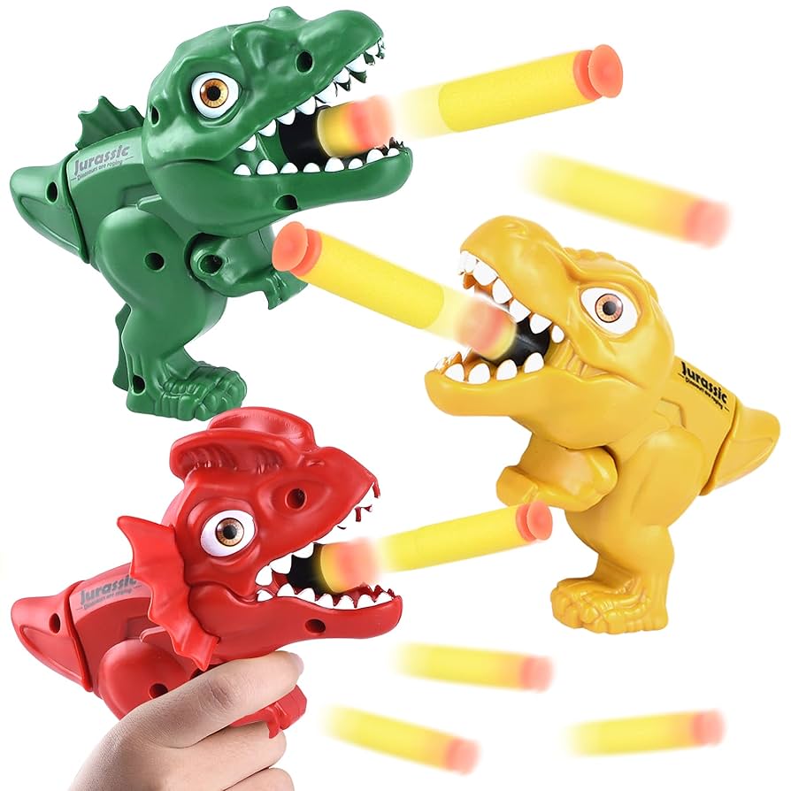 Amazon.com: Dinosaur Toy Gun for Nerf Gun Darts, Dinosaur