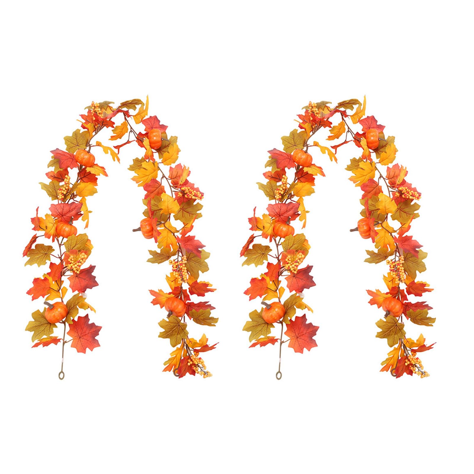 Buxuaaaa A Buxuaaa Fall Maples Wreath Rtificial Utumn Foliages Hanging Decoration For Indoors Outdoor Home Seasonal Party Decors Fall Maples Wreath