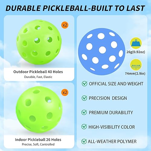Miniatura 5 de Palas de pickleball aprobadas por USAPA con superficie de fibra de carbonofibra de vidrio, núcleo de polipropileno de 13140.630 in, T300T7003K6K,
