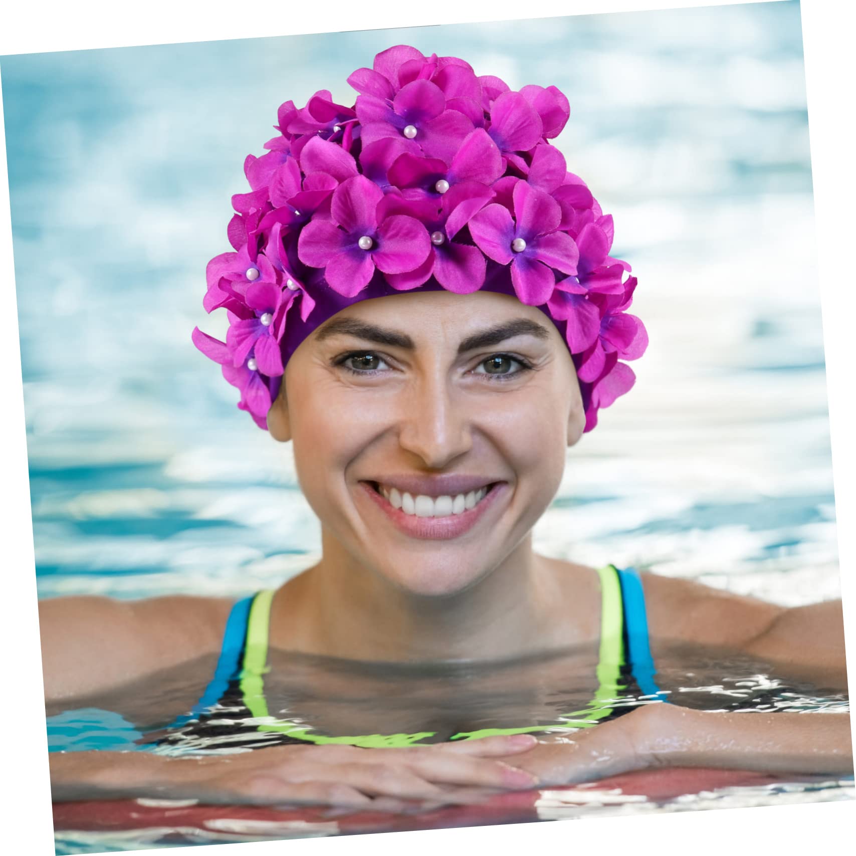 Toyvian 3 Cuffia Forma e Traspirante per e Protezione e Comfort per Piscina e Spiaggia Morbida Ed Ecologica Facile Indossare