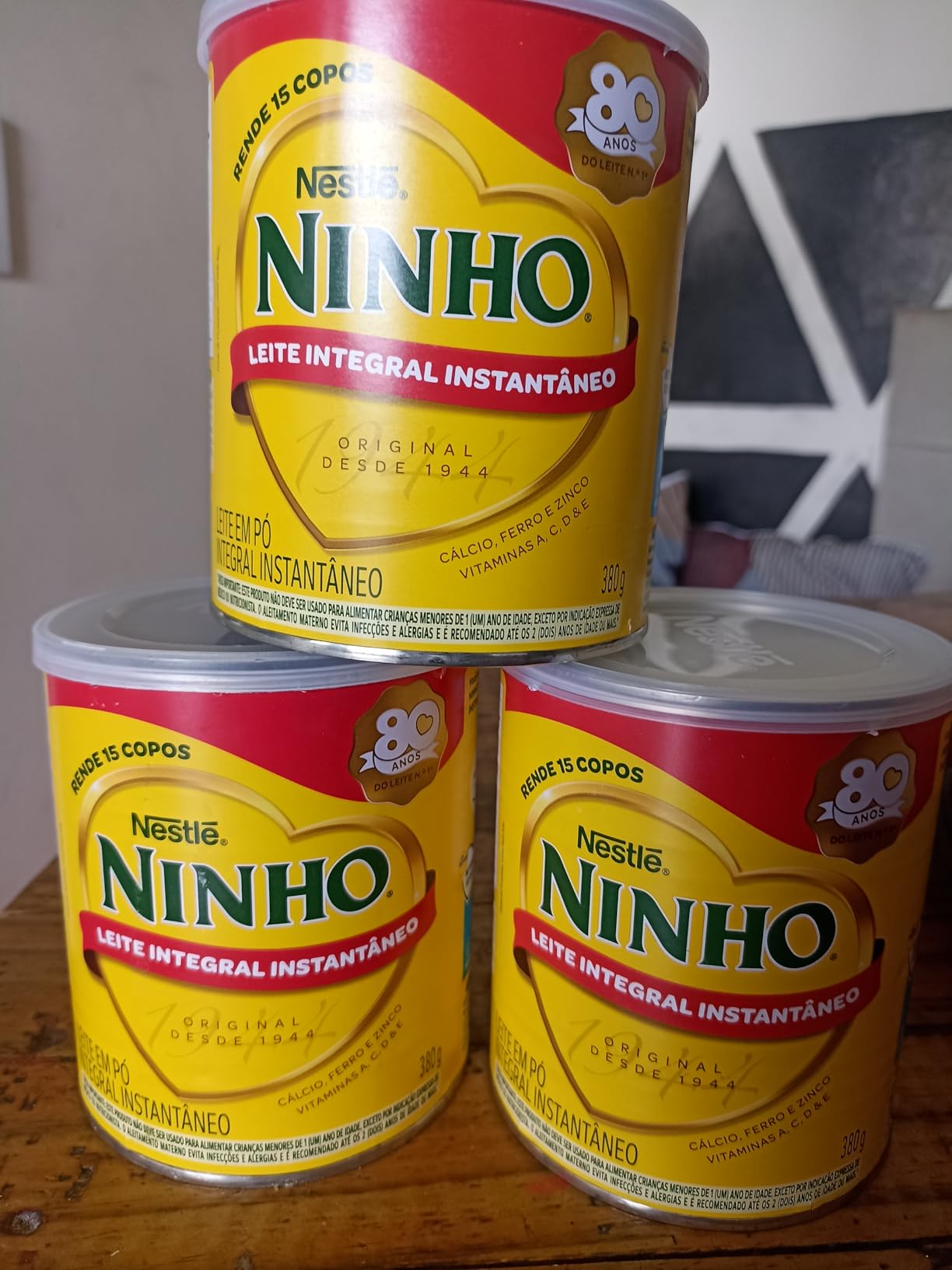 Leite Pó Instantâneo Integral Ninho Lata 380g