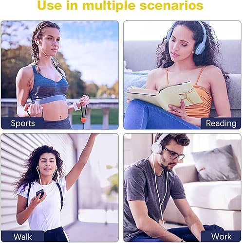 Miniatura 4 de Dpofirs Reproductor MP3 de 8 GB con BT 5.4, reproducción de 12 horas, pantalla de 2.01 pulgadas, tamaño de bolsillo, operación simple, para