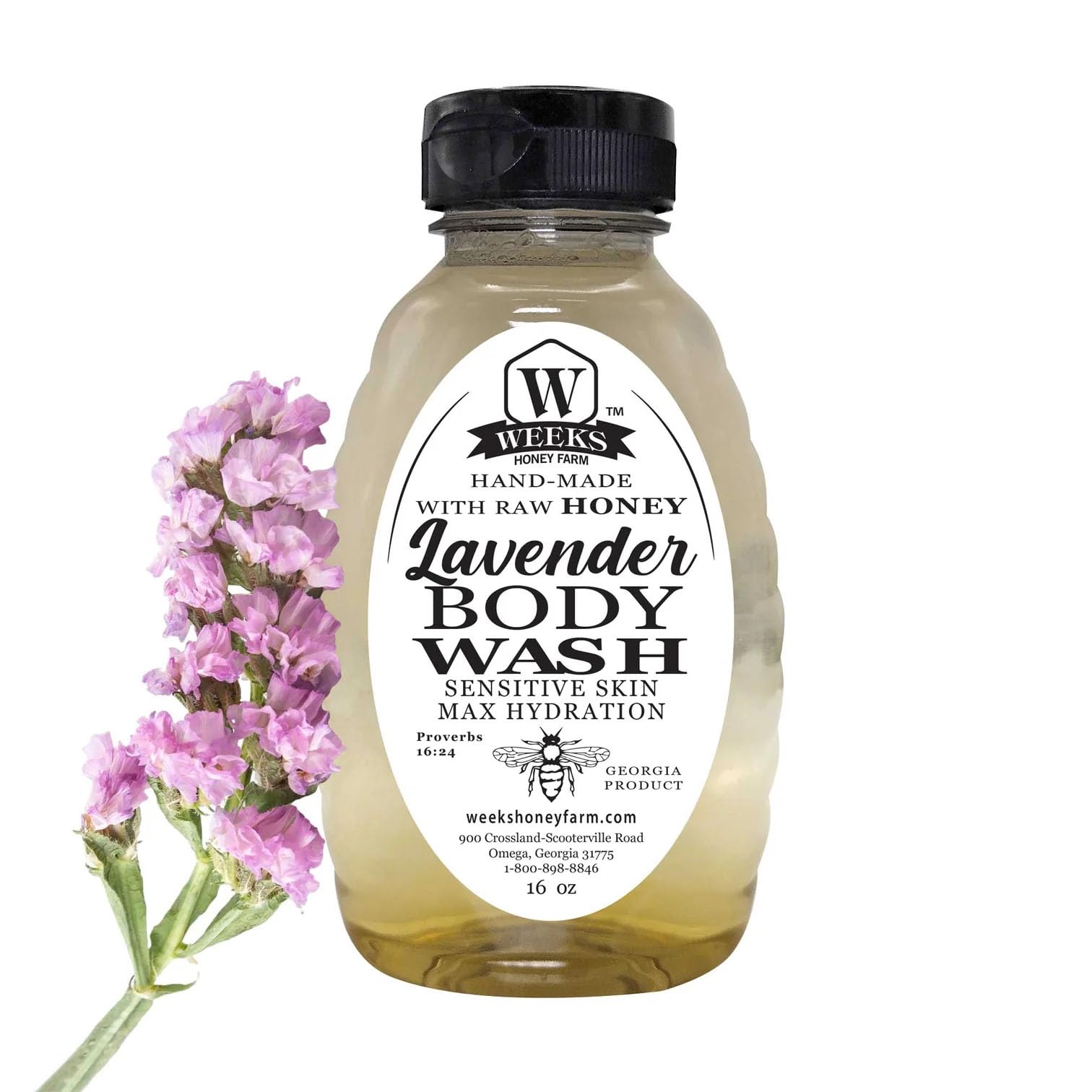 Weeks Honey Bodywash (16 Ounce, Lavender)