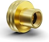 DACKZZM LPG Gas Bottle Adaptor for Filling Gas Bottles, Brass LPG Adapter for Gas Bottles 21.8 mm Adapter Gas Bottle for France, Italy, East Germany, Sweden, Balkans and Eastern Europe - 1