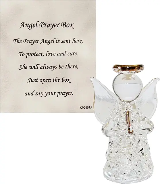 Angel Prayer Memorial Ornament - Prayers and Promises Figurine in Gift Box