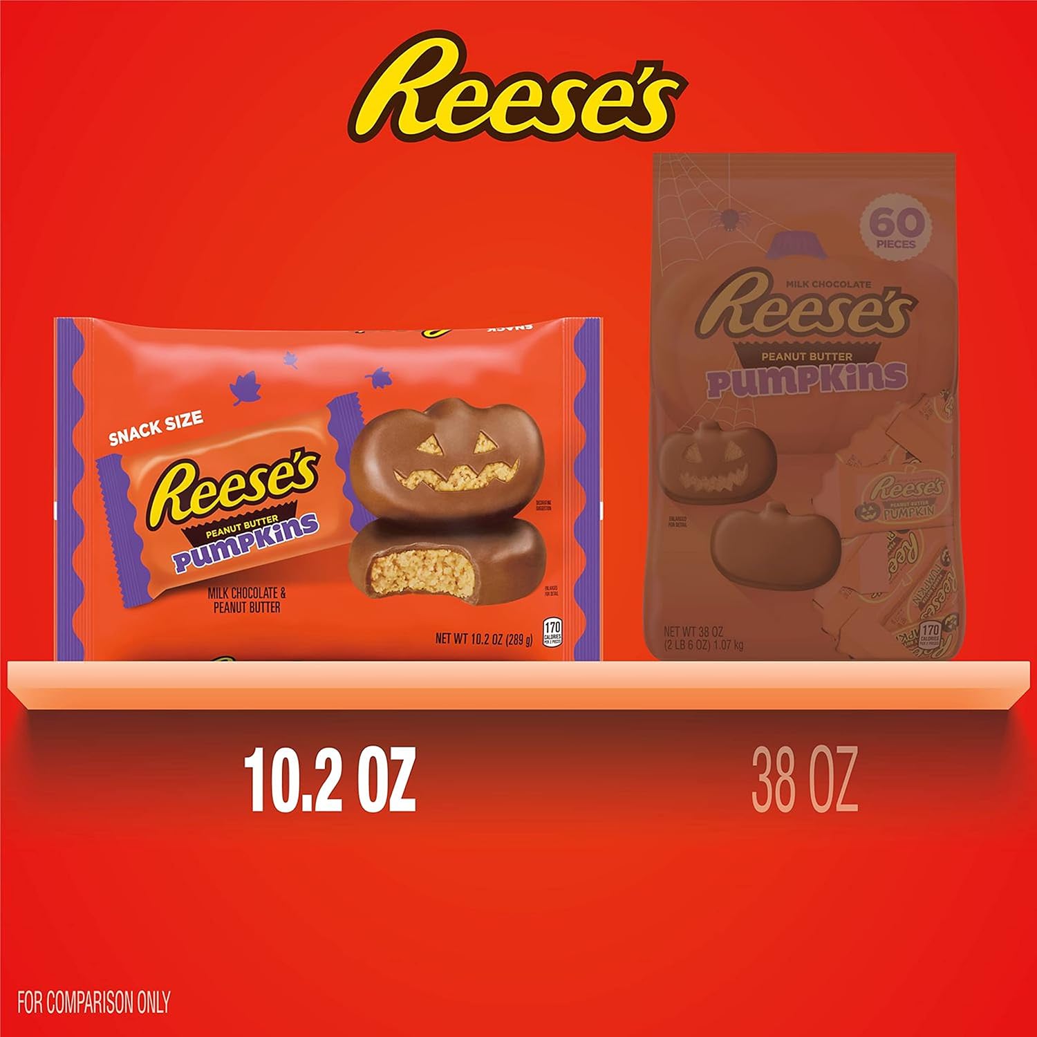 Hershey All Time Greats Chocolate Assortment Miniatures Candy Bars, Halloween, 52.3 oz, Bulk Bag (160 Pieces)