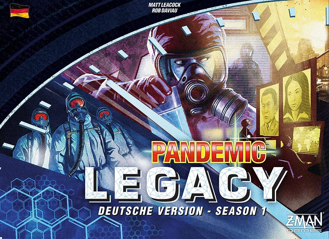 ZMan, Pandemic: Legacy – Season 1 (blau), Nominiert zum Kennerspiel des Jahres 2016, Brettspiel, 2-4 Spieler, Ab 14+ Jahren, 60+ Minuten, Deutsch