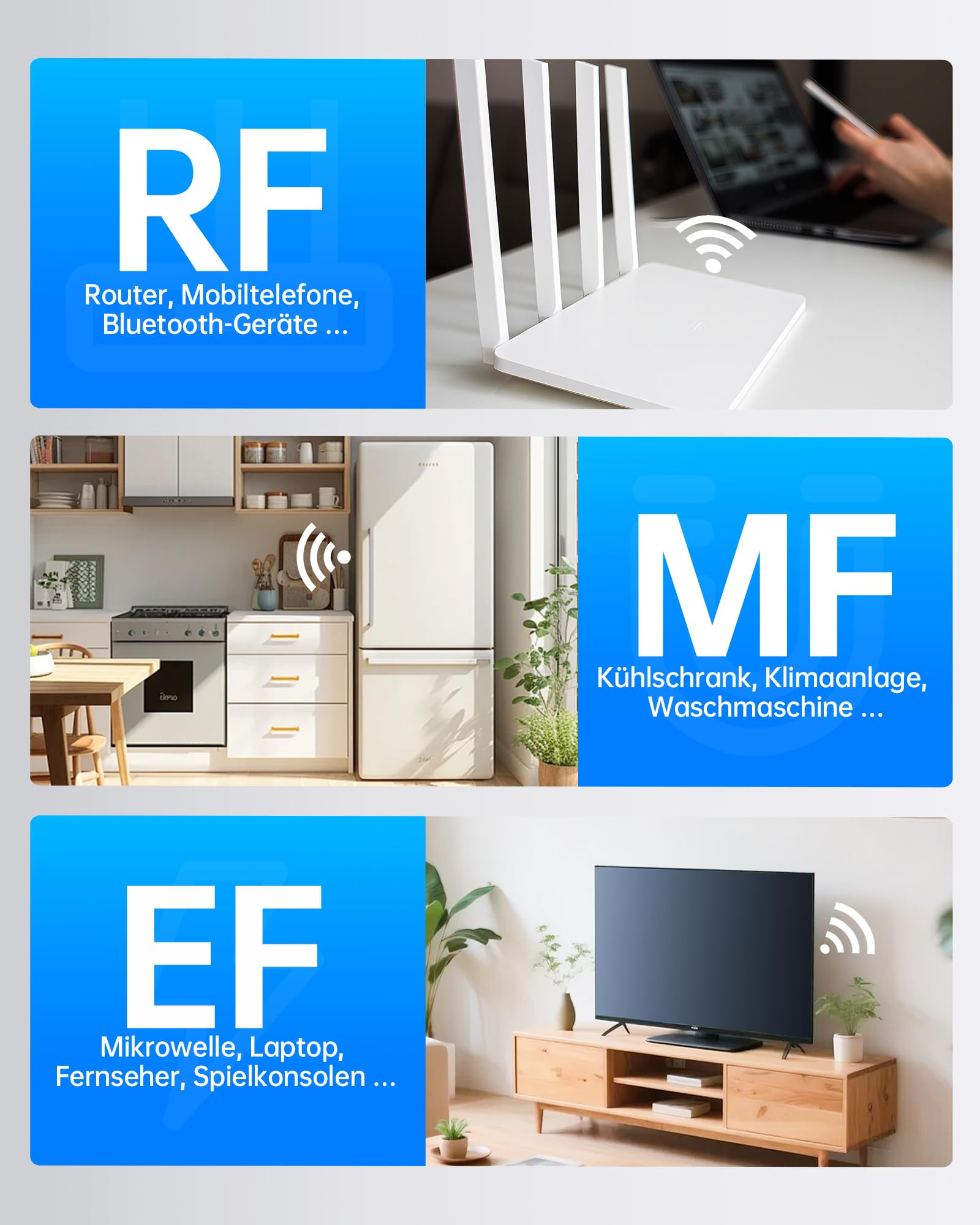 FNIRSI ERD-10 EMF Messgerät Strahlungsdetektor, 4-in-1 Digitaler Elektromagnetische Handgehaltener mit Kurvenmodus, wiederaufladbares EMF Detector für Home EMF Inspektionen, Büro und Außenbereich