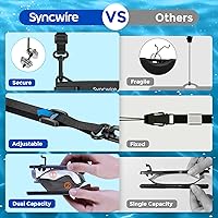 Vista 6 de SYNCWIRE Funda impermeable para teléfono, paquete de 2 bolsas impermeables IPX8 doble espacio para iPhone 15 14 13 12 Pro Max XR X SE 2022 8 Samsung