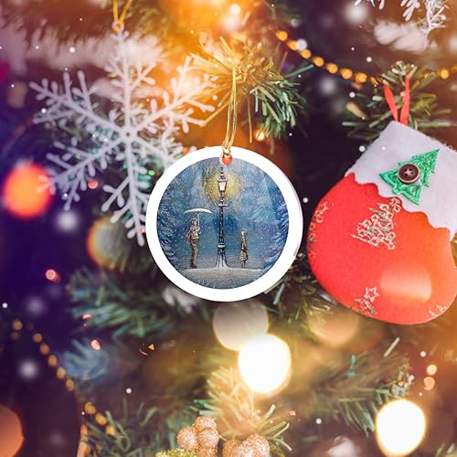 Miniatura 2 de Adornos para árbol de Navidad, decoración de Narnia, decoraciones mágicas, farol, adorno acrílico de Navidad para vacaciones, eventos, fiestas,