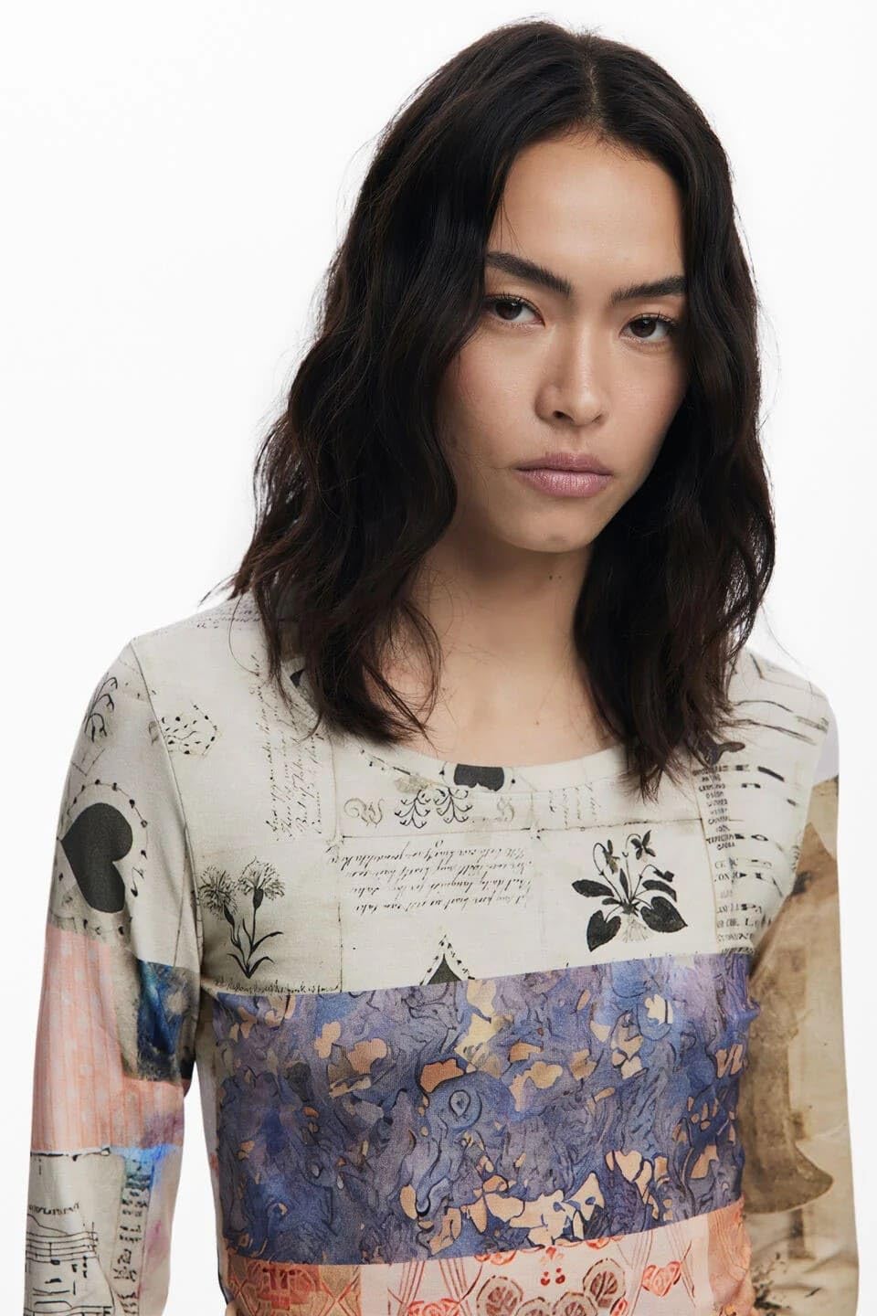 Desigual TS_limbani Blouse Mujer (Pack de 1)