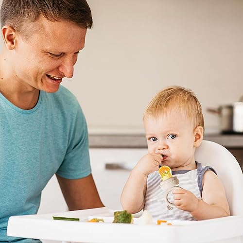 Miniatura 3 de BIGSPINACH Mordedor de leche materna congelada y alimentador de forraje Set de bandeja de mordedor de leche materna congelada