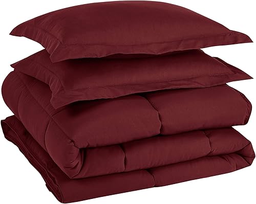 Miniatura 2 de Juego de edredón ligero de 5 piezas (tamaño matrimonial) con 4 fundas de almohada, 100% algodón egipcio, 500 GSM, ganso, edredón alternativo de