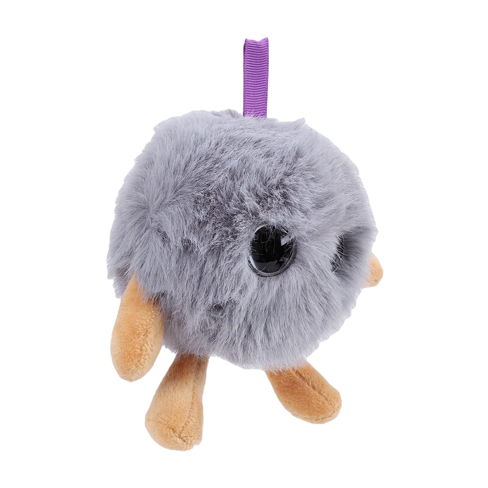 POENVFPO Juguete de Peluche Inteligente AI, Animal de Peluche de Aprendizaje Interactivo con Reconocimiento de Voz de 66 Idiomas para Niños a Partir de 3 Años (Grey)