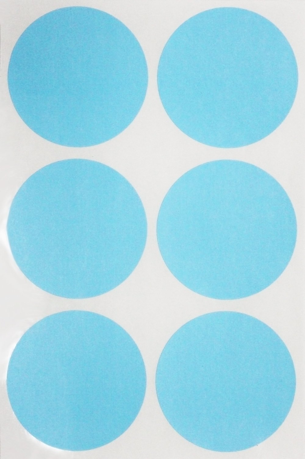 50 Runde Selbstklebende Etiketten – 50 Mm Durchmesser, Royalblau, 50 Stück