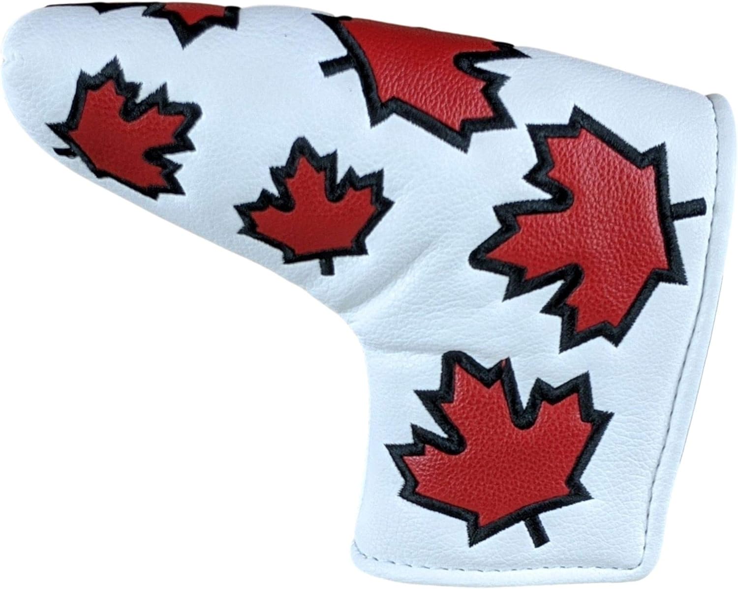 Foretra Driver Headcover Golf Club Covers Blade Square Mallet Putter Cover Head Cover Canada Maple Leaf Novelty Golf Accessories for Most Brands