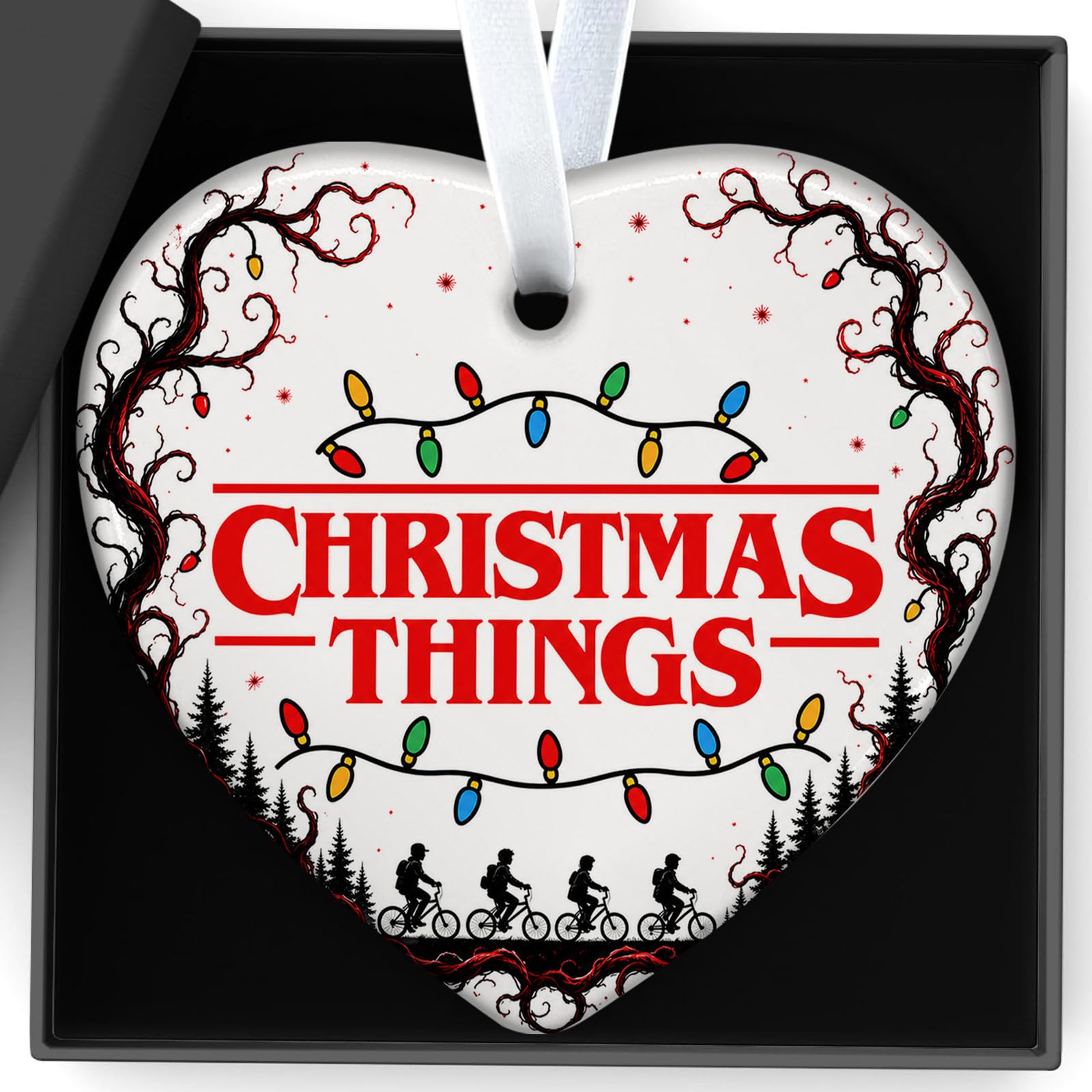 Stranger Friendship Gifts Christmas Ornaments Heart Tree Decor Gift Ideas