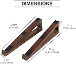 S & A WOODCRAFT Support pour ordinateur portable en bois, support pour ordinateur portatif pour tablette avec porte-monnaie, support compact pour ordinateur portables de voyage avec tampons en silicone protecteurs, adapté aux ordinateurs portables et tablettes