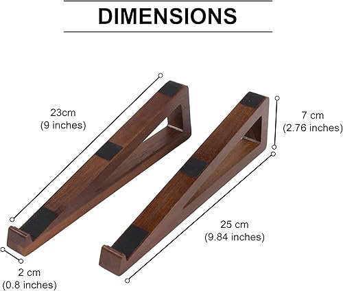 Miniatura 7 de S&A WOODCRAFT Soporte de madera para laptop, soporte portátil para computadora portátil para tableta con bolsa de transporte, soporte compacto para