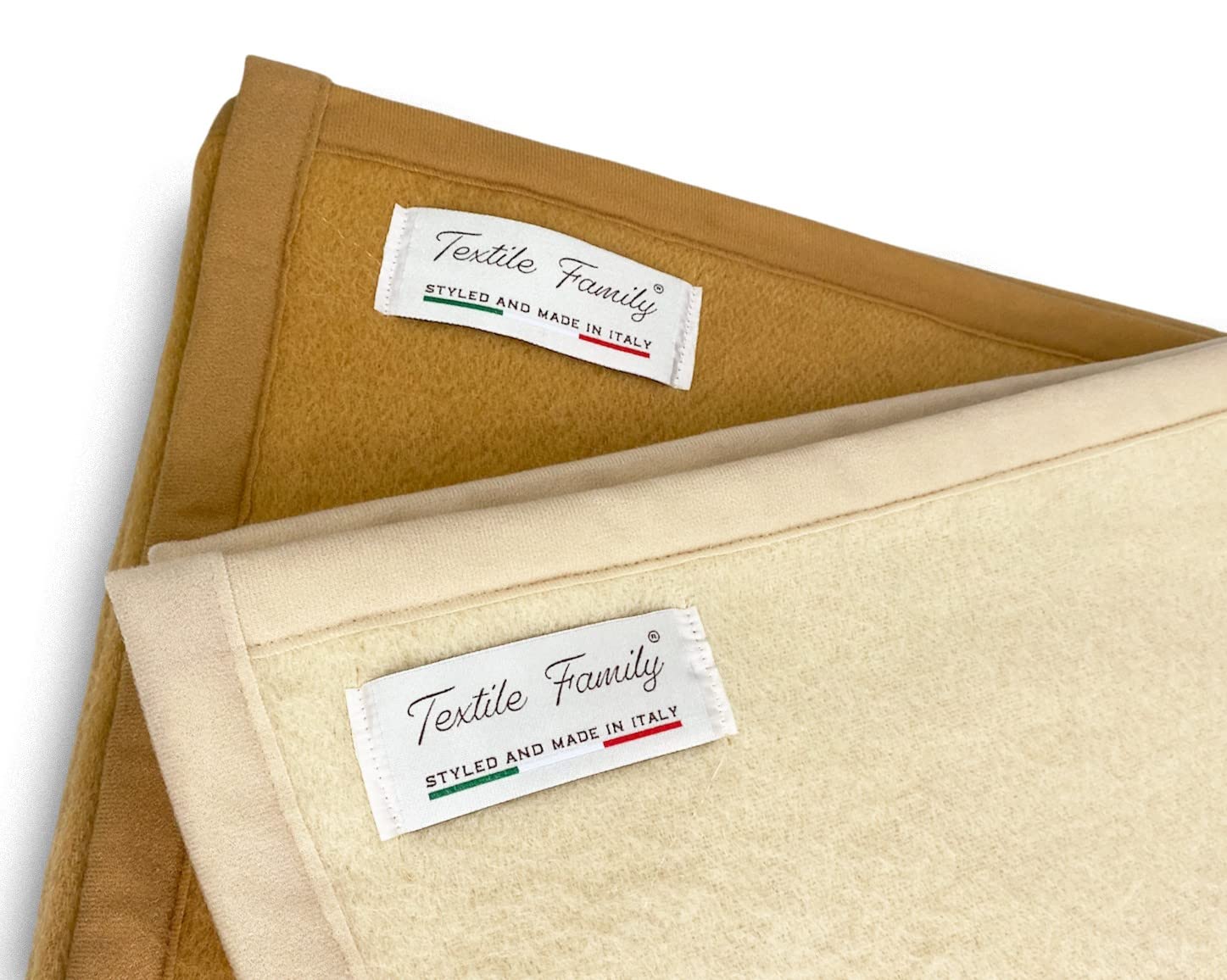 Tex family Manta ignífuga Spring antillama Peso Medio 1,0 Antifuego Clase 1 Homologada Made in Italy Beige - 1 plaza