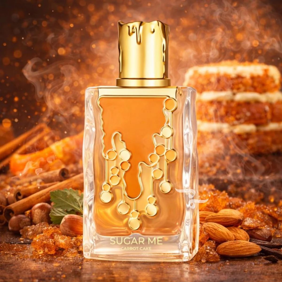 SUGAR ME CARROT CAKE Eau de Parfum Donna 100ml - Profumo Donna Arabo Dolce Persistente + Campioncino 5ml Omaggio