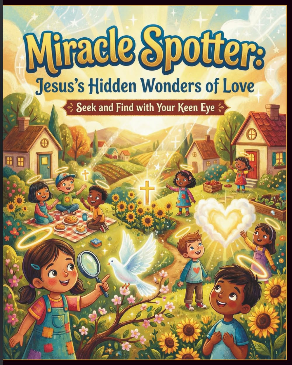 Miracle Spotter: Jesus’s Hidden Wonders of Love: Seek and Find with Your Keen Eye: Interactive Faith Puzzles and Doodle Miracles for Kids Ages 6-10 (Spotter Adventures)