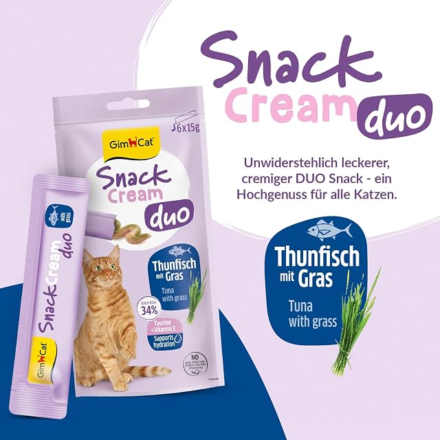 Foto 2 de 7 de GimCat Snack Cream Duo Atún y Hierba