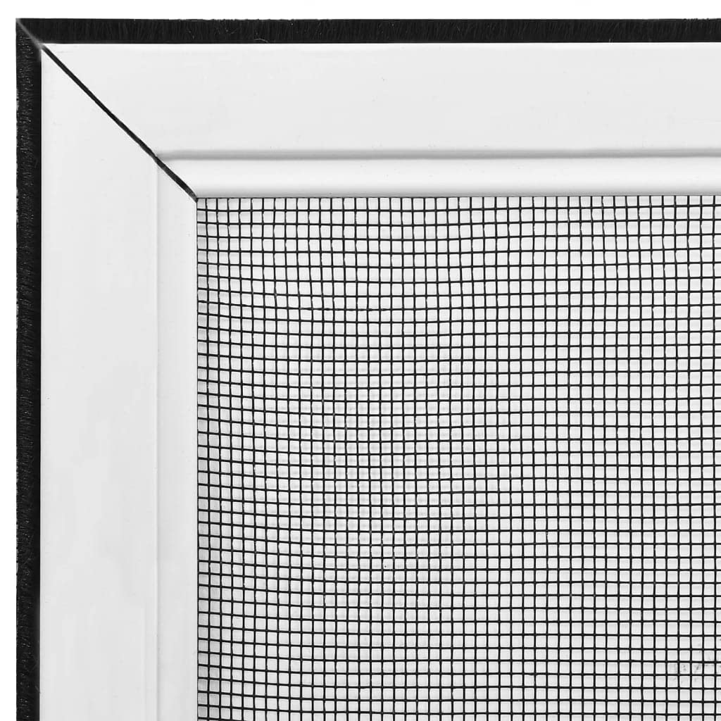 Teleskop-Fliegengitter für Fenster Weiß (100-193) x75 cm, Insektenschutz mit Aluminiumrahmen und Fiberglasnetz, verstellbares Fliegengitter-Fenster für Rollladen