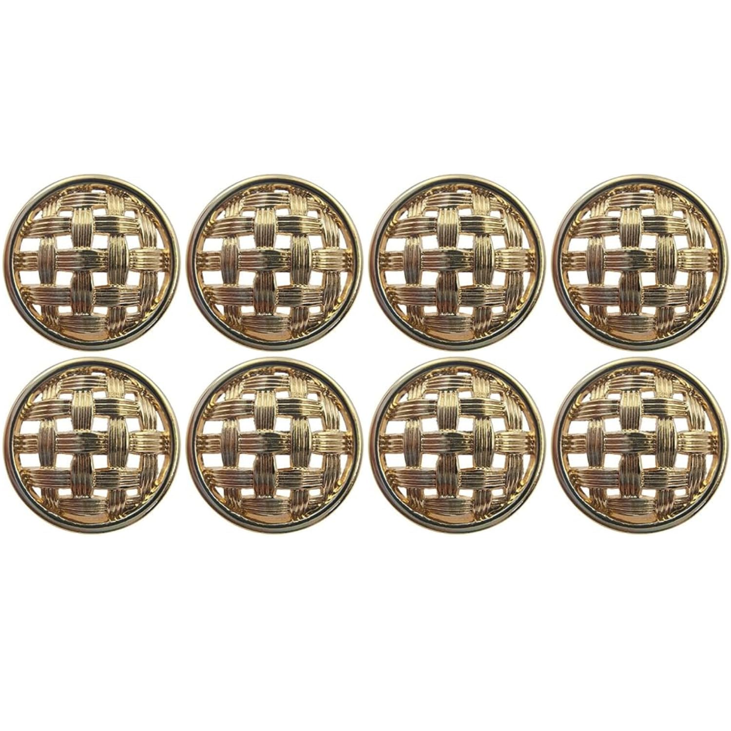 Ani Accessories Gold Shank Button Net Design Coat Blazer Suit, Sherwani and Indian Dresses Sports Coat Uniform Jacket Pack of 8-picture-13