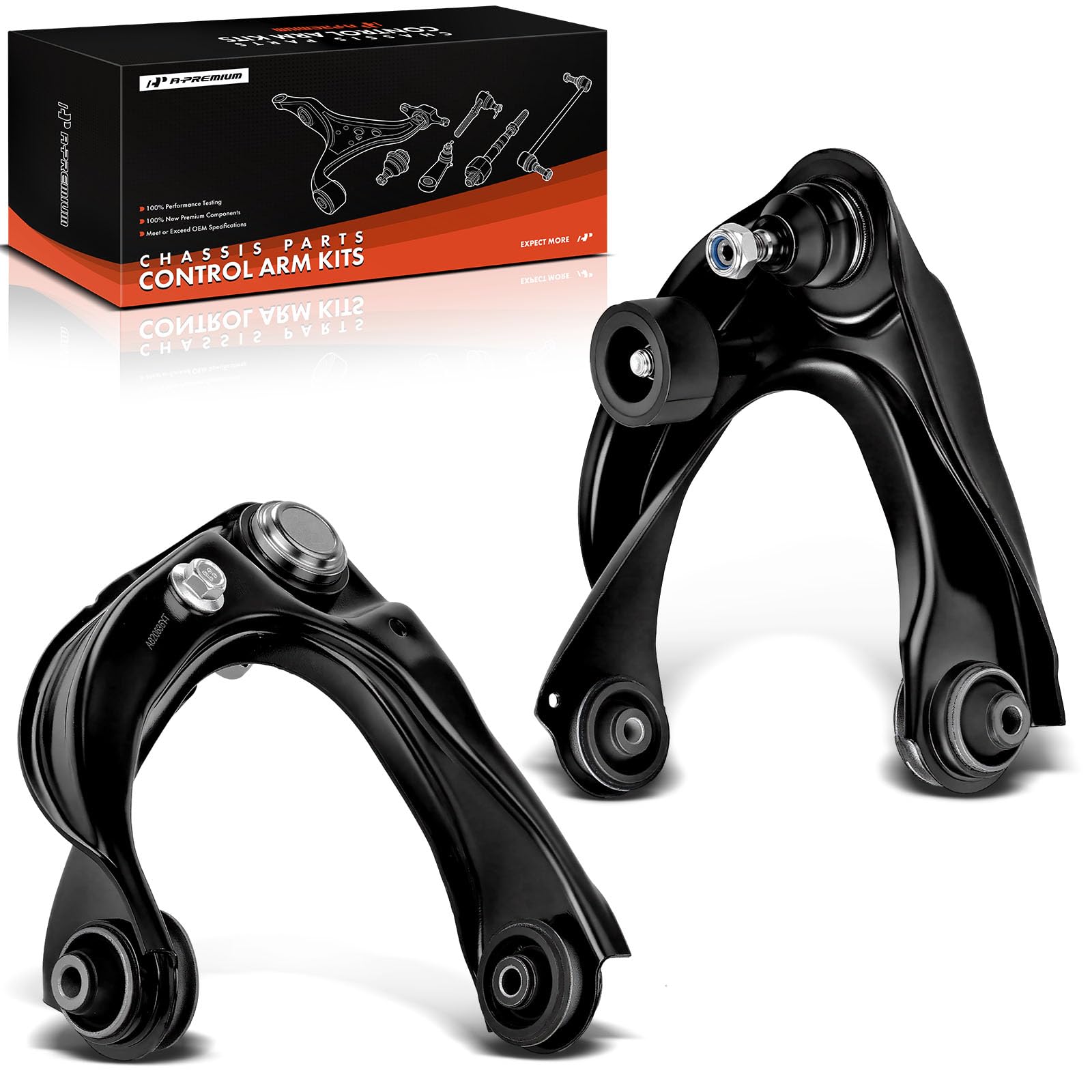 Amazon.com: A-Premium 2-Pack Front Upper Control Arm, with Ball