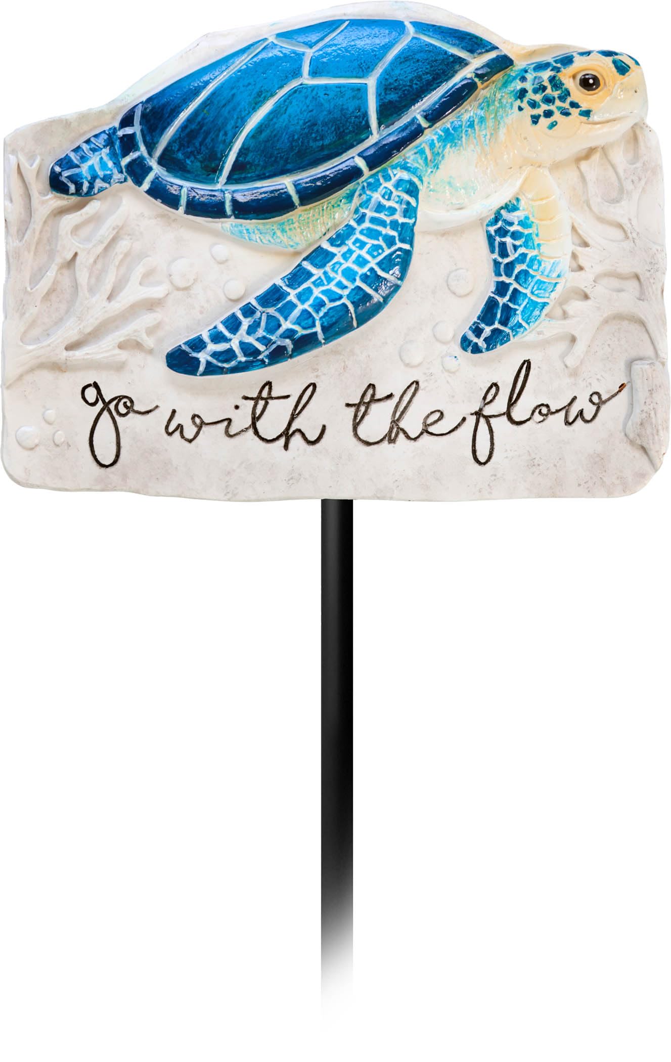 Spoontiques Sea Turtle Garden Stake - Garden Décor - Decorative Stake For Lawn And Yard - Multicolored