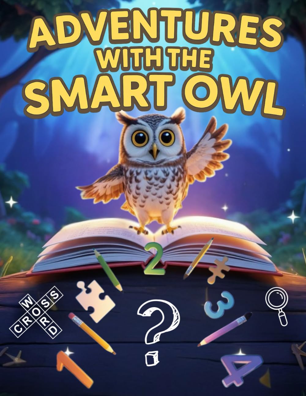 Adventures with the Smart Owl: An Activity Book for Kids Ages 8–12 with Fun Mix of Activities to Learn, Think, and Create!