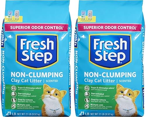 Miniatura 1 de Fresh Step Arcilla extrema, arena para gatos que no se agluta, perfumada, 21 libras (paquete de 2)