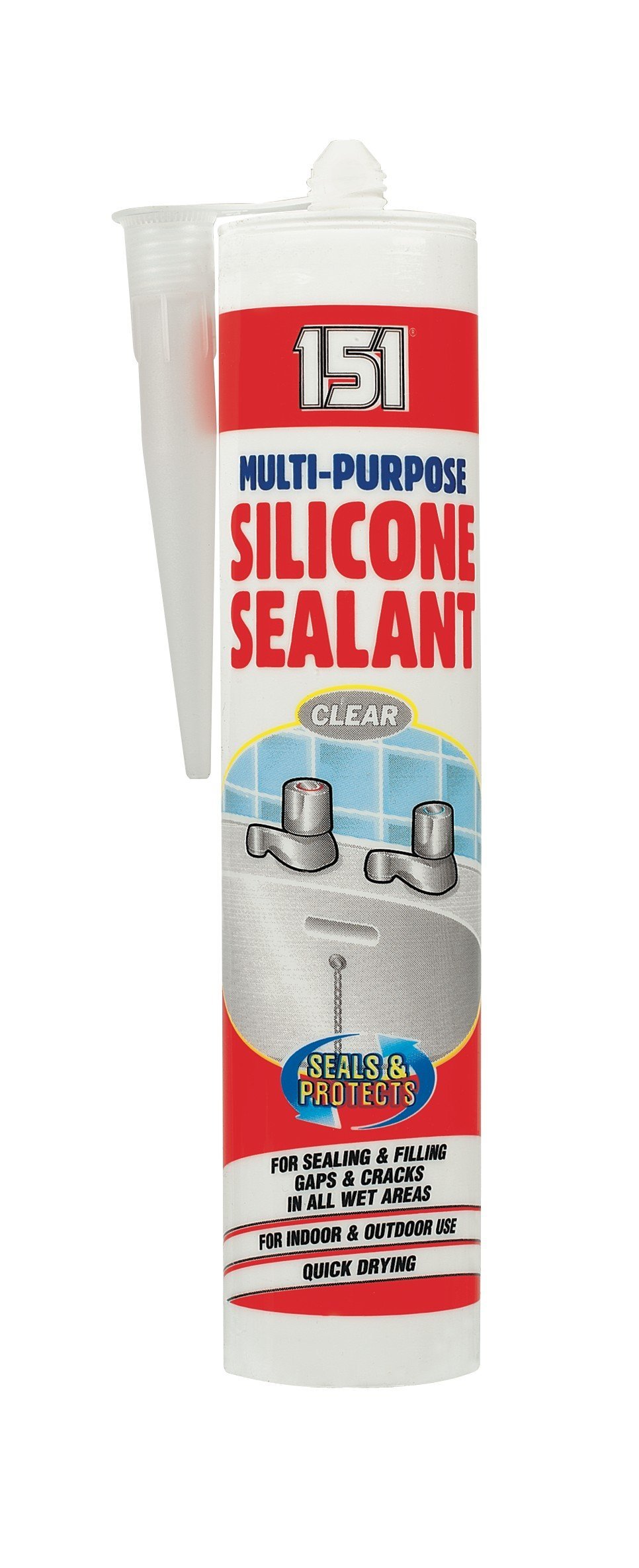 151 Cartridge Refills - Multipurpose Silicone Sealant - Clear