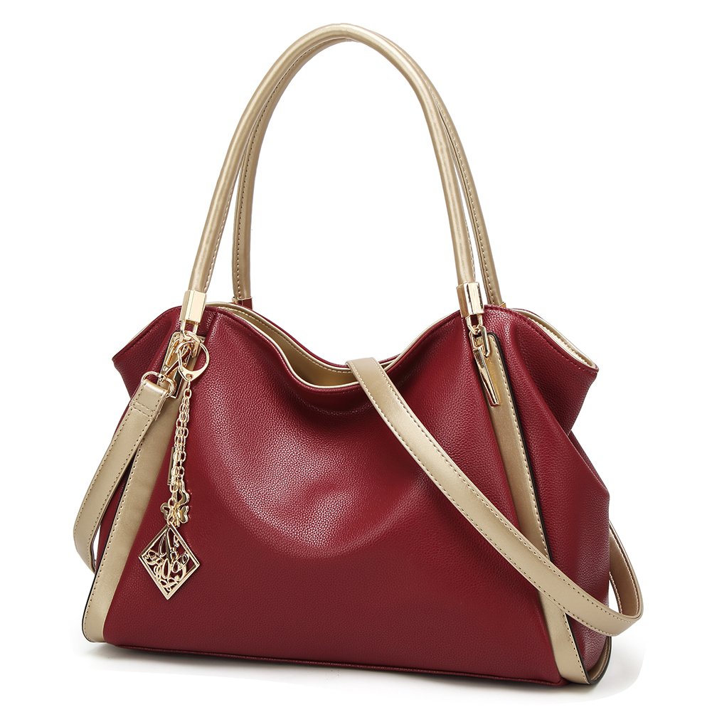 Women Vegan Leather Handbag Tote Designer Purse Crossbody Oversize Shoulder Bag