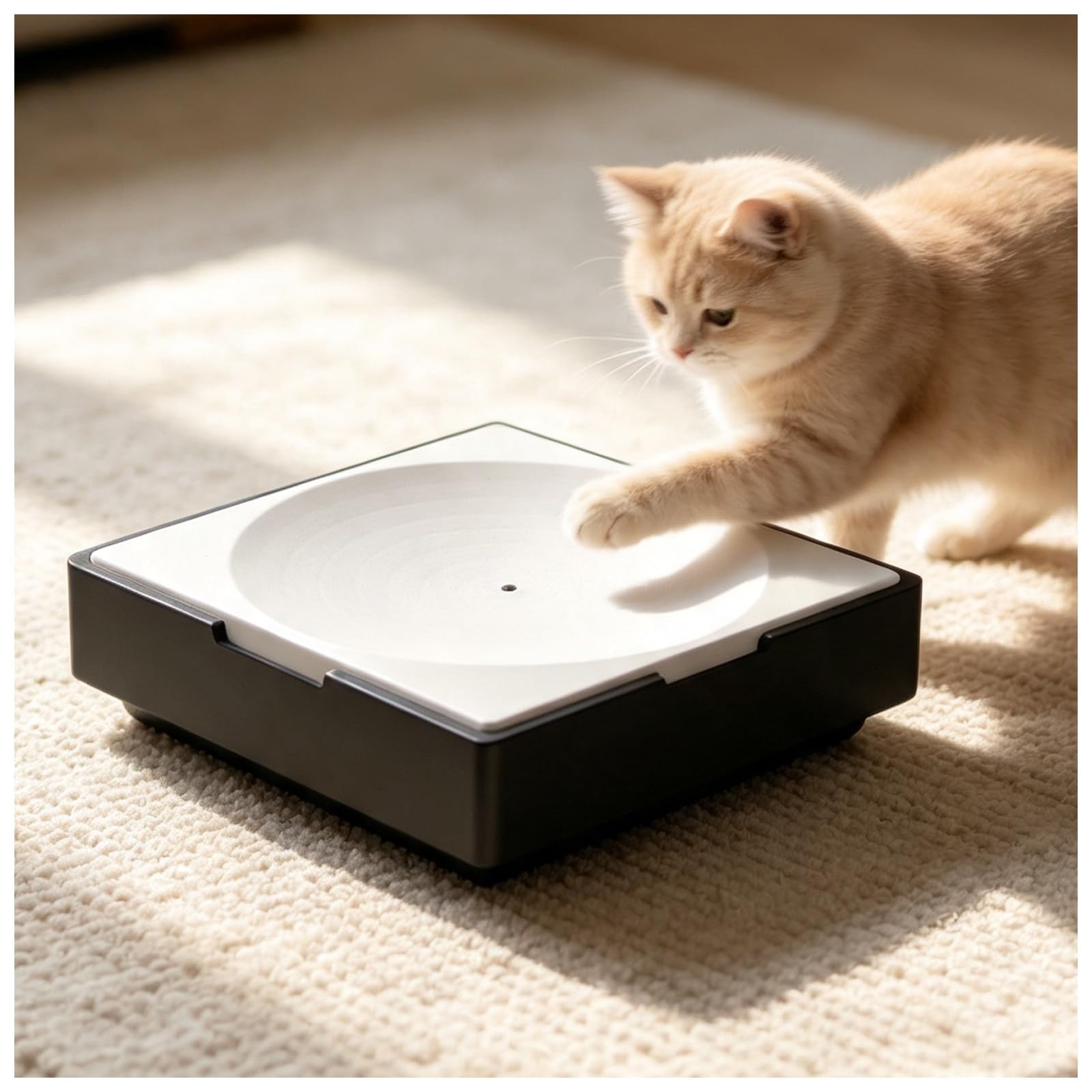 Giocattolo Elettrico per Gatti, Fontanella a Goccia Rechargeable | Con pompa ultra silenziosa, erogatore d'acqua per animali facile da pulire, per gatti d'interno, gattini