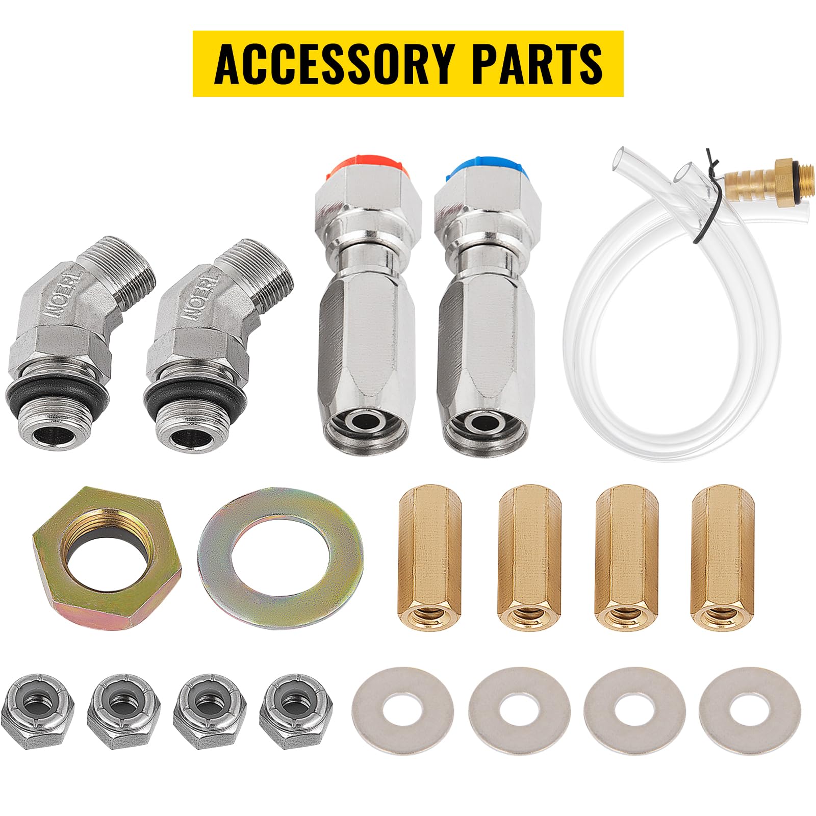 Mophorn 150HP Kit di sterzo idraulico fuoribordo barca Marine System