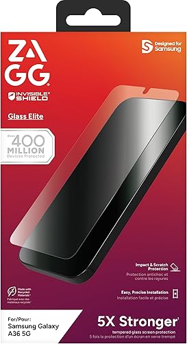 Miniatura 16 de ZAGG Protector de pantalla de vidrio Elite Samsung Galaxy S25/ S24 – Vidrio templado ultra resistente, resistente a los arañazos, instalación
