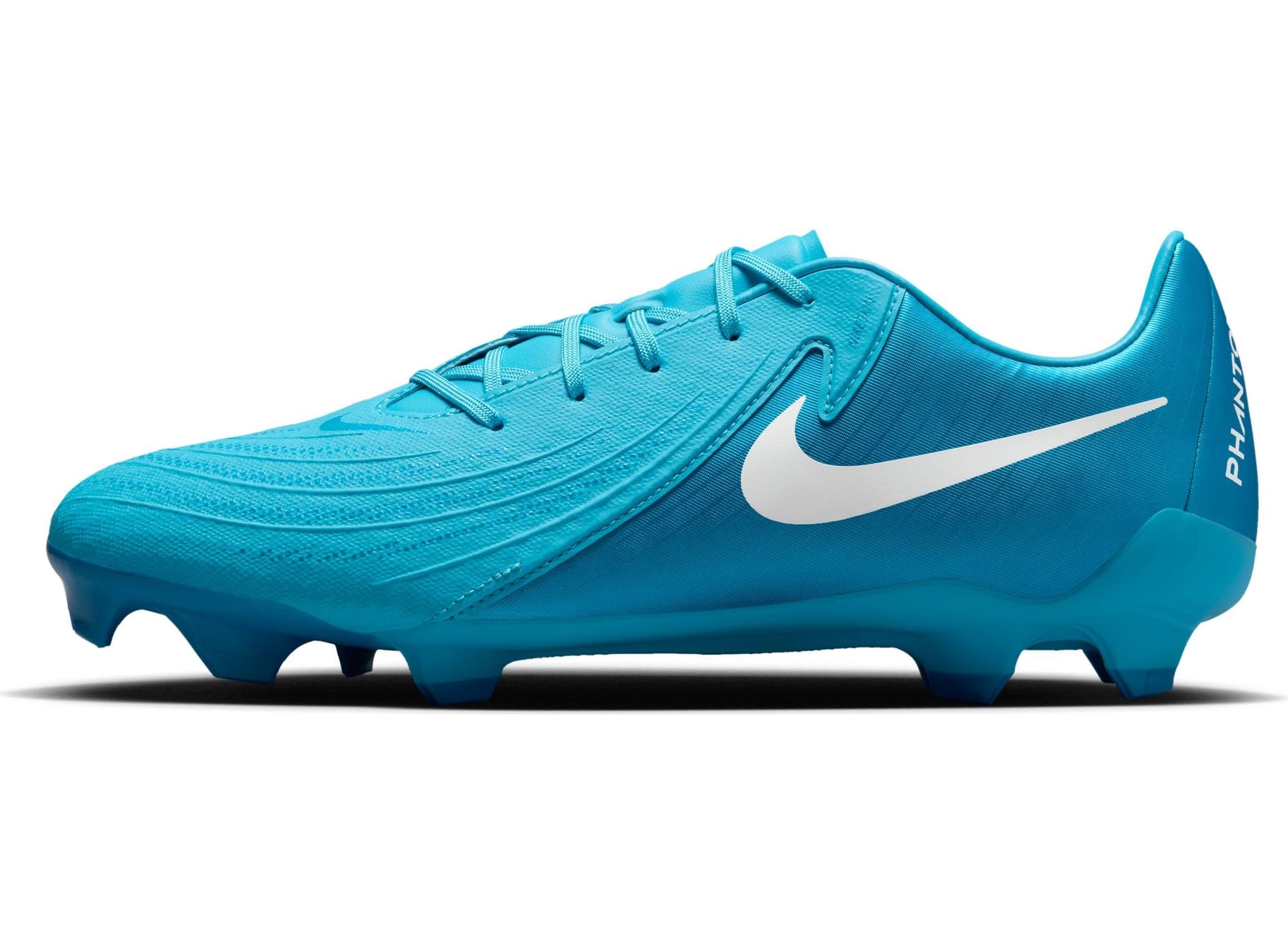 Nike Męskie Phantom Gx II Academy Fg/Mg Buty do piłki nożnej Blue Fury/White 40.5