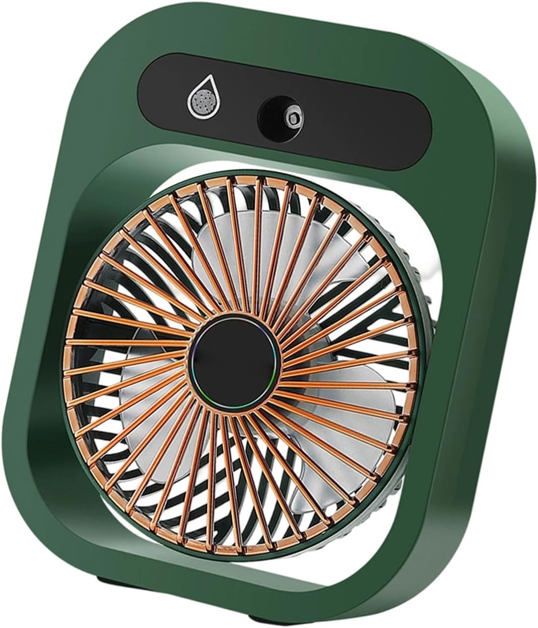 Handheld Rechargeable Evaporative Air Cooler, Portable Personal Space Cooler with 3 Speeds & Mist Function, Lightweight Travel Fan for Camping, Outdoor