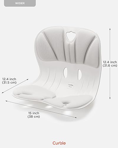 Miniatura 2 de Curble Wider (Estándar Ancho) Silla Ergonómica de Soporte para la Espalda, Soporte Lumbar para Corrección de Postura y Alivio del Dolor de Espalda,