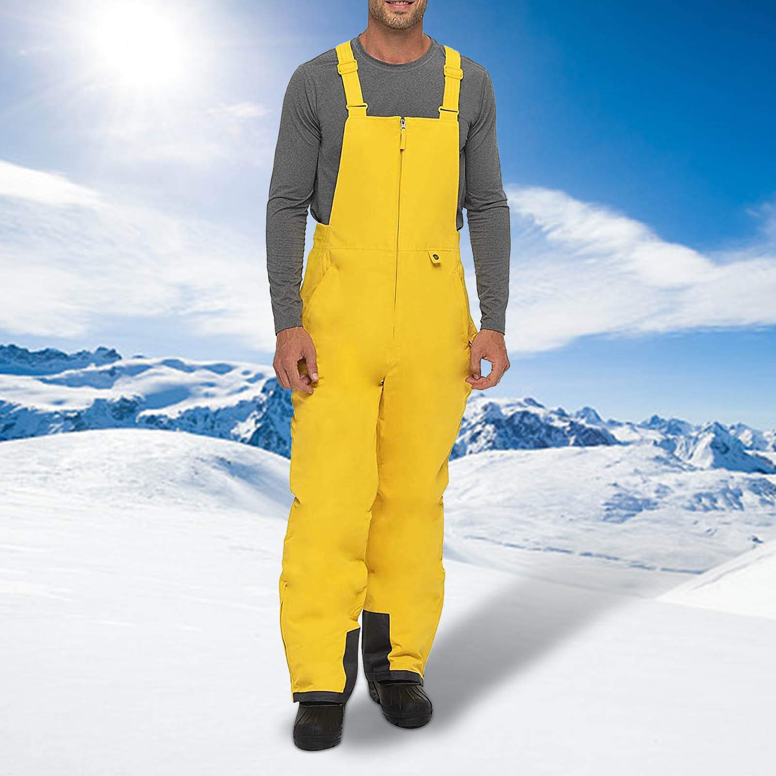 Snow Fashion Combinaison d'hiver pour homme Coupe droite